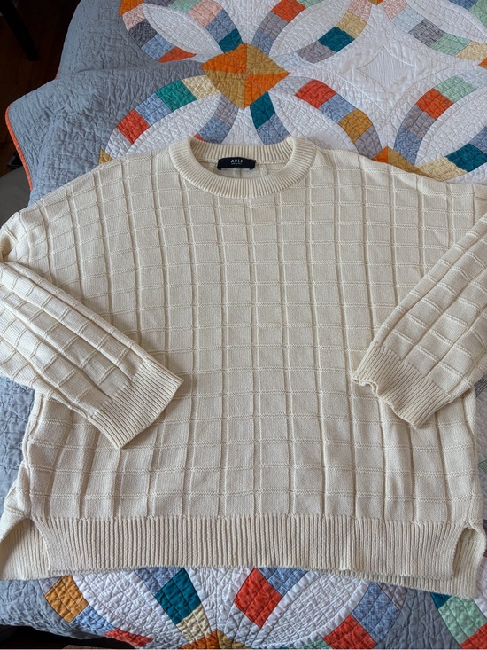 Able Sweaters - Able Cream Crewneck Knit Sweater